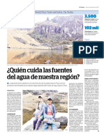 ¿Quién Cuida Las Fuentes de Agua de Nuestra Región?