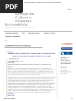 Literatura em tempos de repressão _ Serviço de Cultura e Extensão Universitária