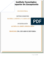 Logistica y Cadena de Suministro - Investigación