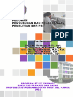 Pedoman Penyusunan dan Pelaksanaan Penelitian Skripsi