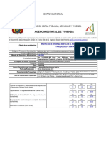 Con-3418 Nueva Convocatoria Proyecto Vivienda Nueva Yapacani Fase (Xi)