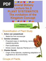 Botany Lec 2-truePLANT SYSTEMATICS