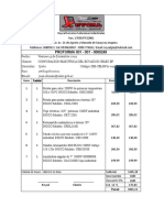 Proforma # 249 Celec