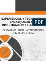 Libro Experiencias y Tecnologías Encaminadas A La Investigación y Educación