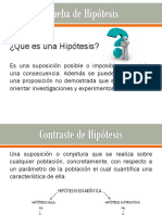 Prueba de Hipótesis - Estadística