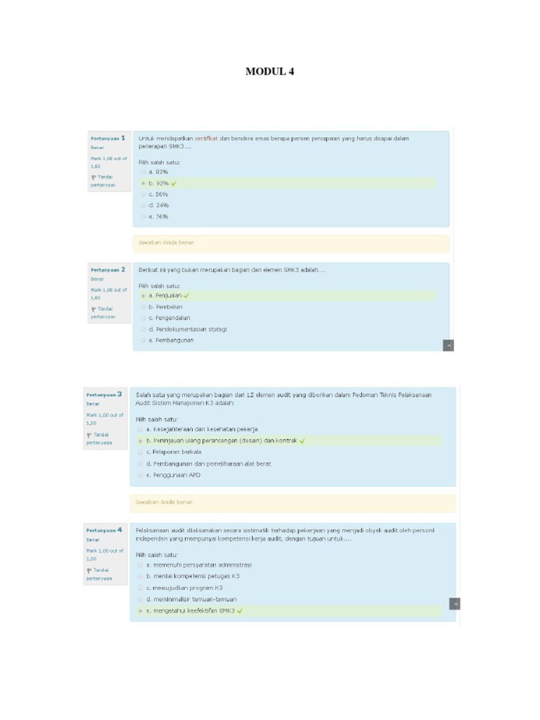 Test Modul 4 | PDF