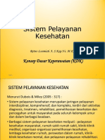 Sistem Pelayanan Kesehatan