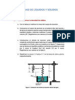 Densidad de Líquidos y Sólidos