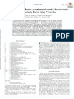 Apollo Command Module Aerothermodynamic Characteristics at Hyperbolic Earth Entry Velocities