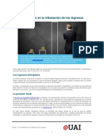 Las Excepciones en La Tributacion de Los Ingresos PDF