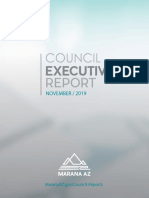 Council Executive Report - Town of Marana Nov. 2019