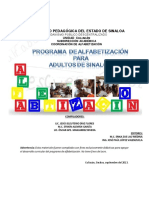 Manual de Alfabetizacion para Adultos PDF