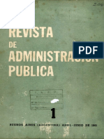 Inap Revista Administracion Publica 01 Abril-Junio 1961 PDF