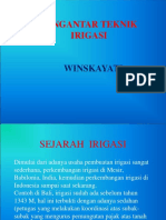 Pengatar Teknik Irigasi Kuliah Ke-1