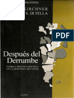 Kirchner, Néstor y Di Tella, Torcuato - Después Del Derrumbe