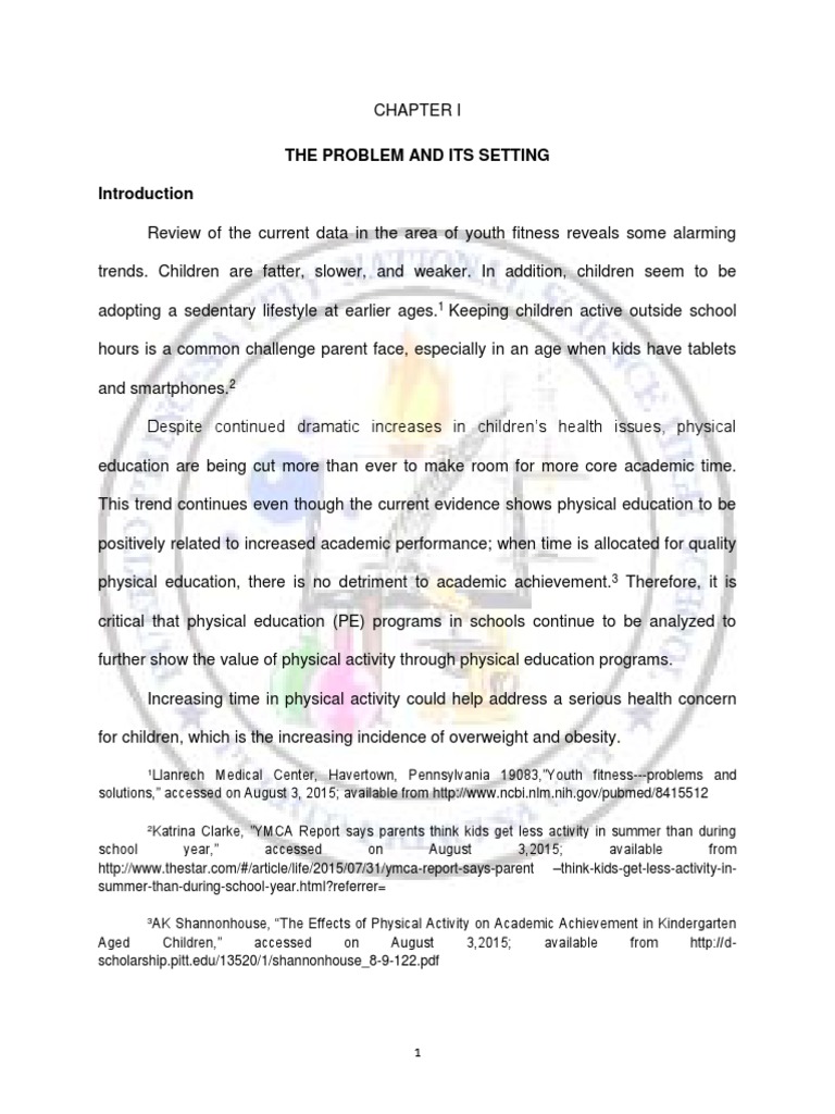 Relationship Between The Physical Fitness and The Academic Performance ...