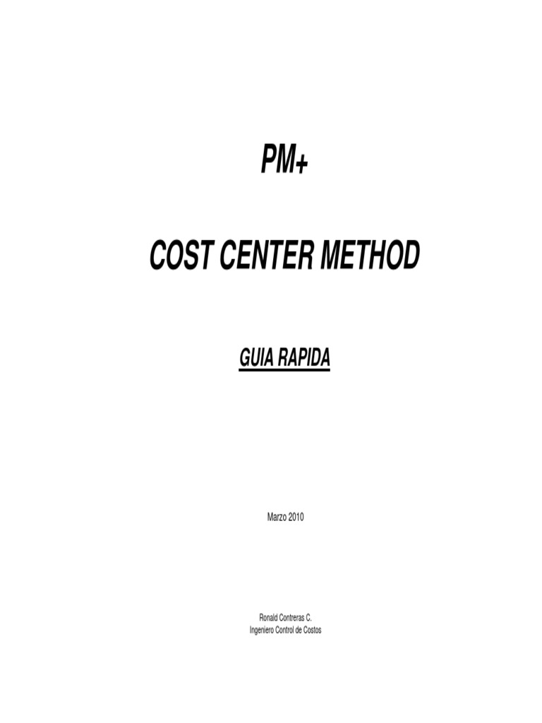 Control de Costos en Proyectos EPCM Guía Rápida | PDF | Presupuesto ...