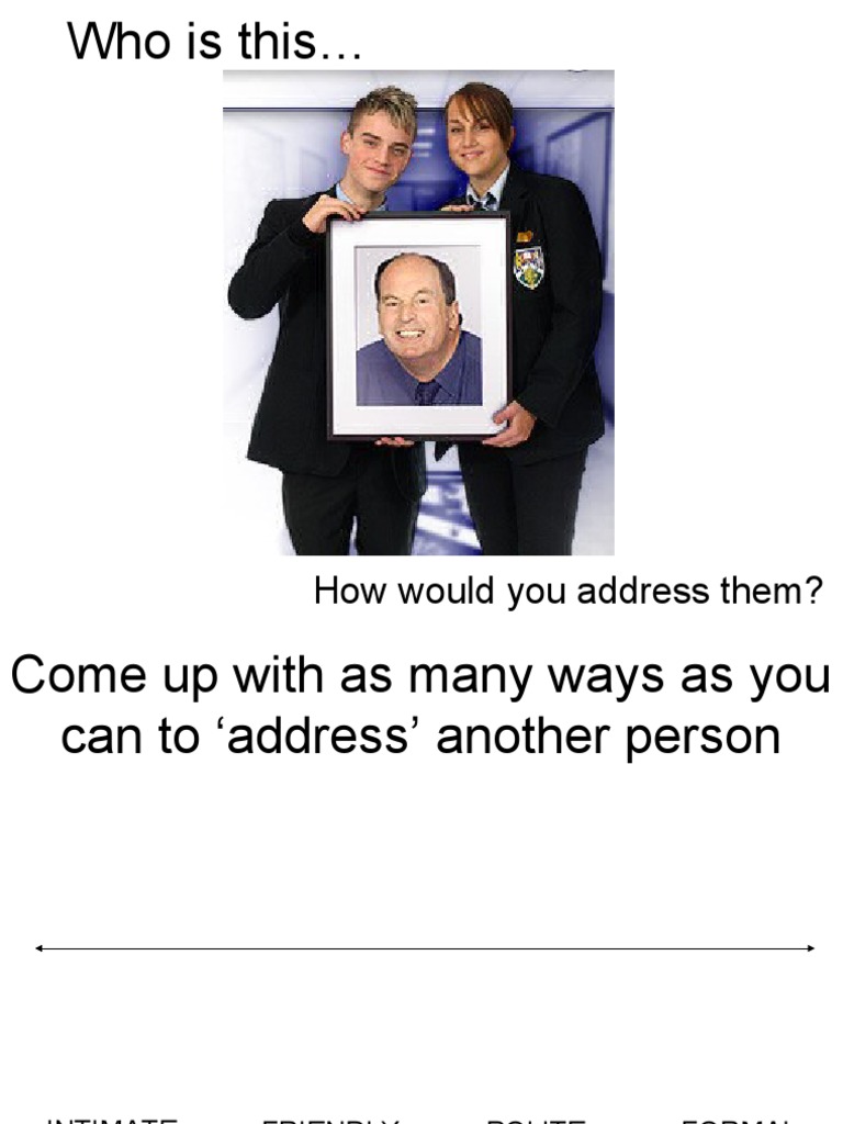Modes of Address in Communication | PDF