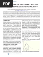 A Material Model For Flexural Crack Simulation in Reinforced Concrete Elements Using Abaqus