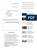 Earth Movements: Endogenetic Earth Movements - PMF IAS