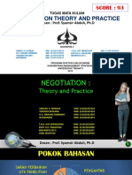 Negotiation Theory and Practice Kelompok 3