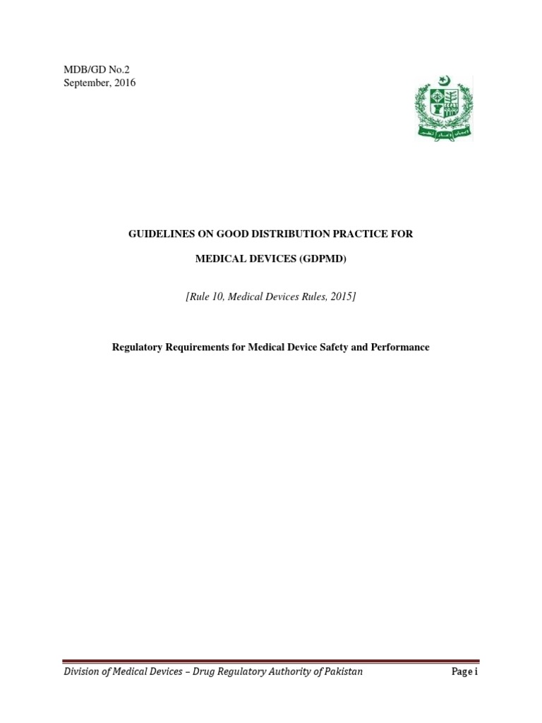 guidelines-on-good-distribution-practices-for-medical-devices-approved