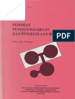 Pedoman Penyelenggaraan Dan Pengelolaan Museum 1997