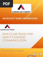 Microsoft Teams Presentation