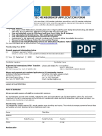 Membership Application Form Diplomatic