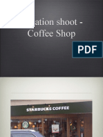 Location Shoot - Coffee Shop