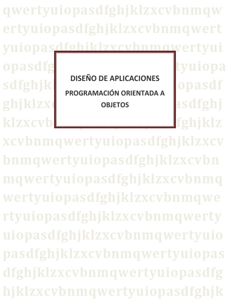 Conceptos Clave de Programación POO | PDF | Objeto (informática ...
