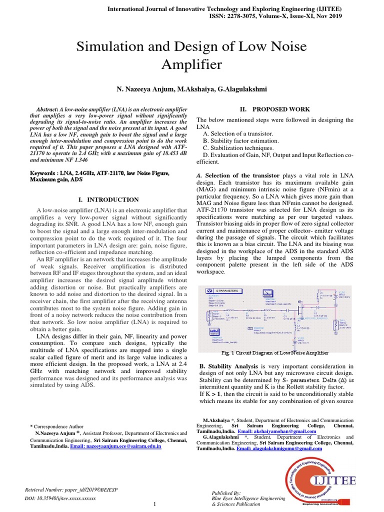 term paper on lna