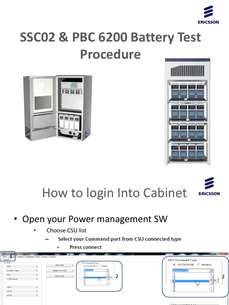 SSC02 & PBC6200 Battery Test PDF PDF Electricity Electrical