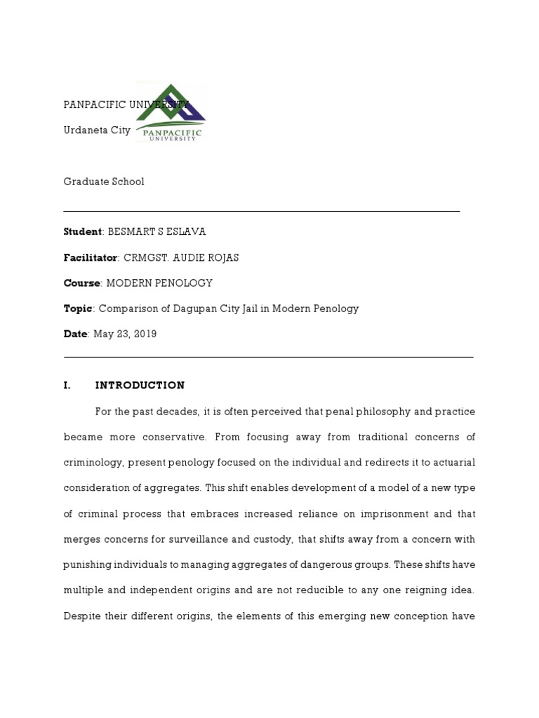 Penology PDF Prison Psychological Evaluation