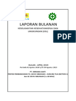 Laporan Bulanan k3 April New 2019