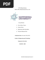 Lab Report CNC Milling Manufacturing Process