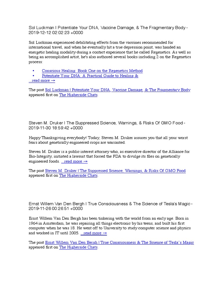 THC List All | PDF | Western Esotericism