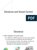 Deviance and Social Control Student Notes