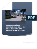 Pei Aprobado Por Ceplan Setiembre 2018 PDF