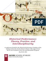 Historical Performance Conference Explores Theory, Practice, Interdisciplinarity