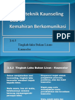 Tingkah-Laku Bukan Lisan-Kaunselor