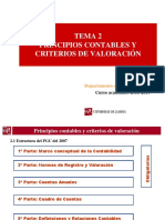 Tema 2 - Principios Contable y Criterios de Valoración