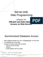 Server-Side Web Programming: Efficient and Safe Database Access On Web Servers