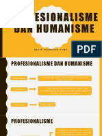 Profesionalisme Dan Humanisme