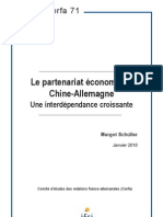 Partenariat Économique Chine Allemagne