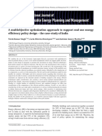 A multiobjective optimization approach to support end-use energy efficiency policy design – the case-study of India