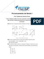 Processamento de Sinais I