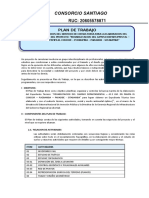 Plan de Trabajo Carretera SITABAMBA 43.3KM.