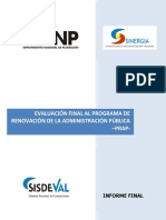 Evaluacion Final Programa PRAP BID PDF