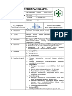 SOP Persiapan Sampel